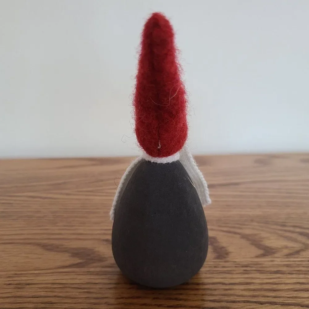 Handmade Sweden Larssons Tra Wood Christmas Gray Tomte Santa Elf Figurine Felix